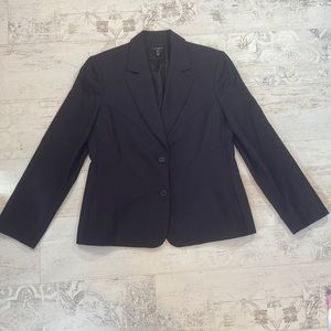Vintage Louben Purple Wool Blazer Jacket